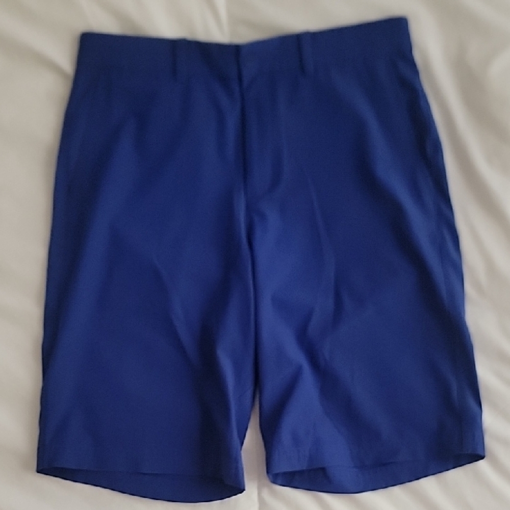 Nike Men's Royal Blue Flat Front Golf Shorts Size 30